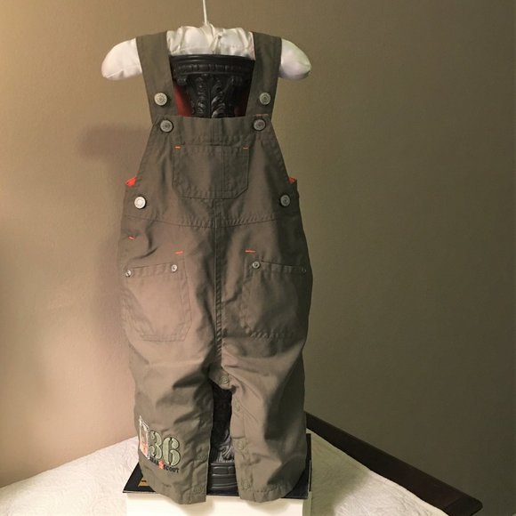 CARTER'S "Bear Scout" Snap-Bottom Overalls - Picture 2 of 12